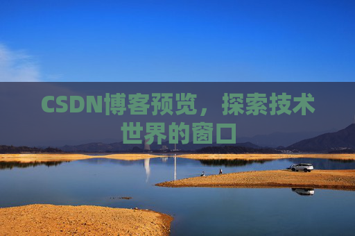 CSDN博客预览，探索技术世界的窗口